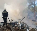 Во Владимире загорелись хозпостройки.