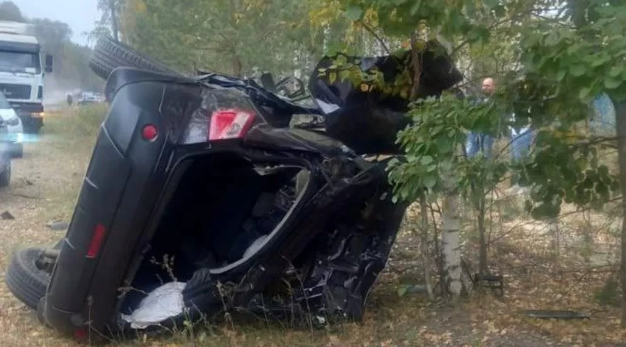 В Нижегородской области столкнулись два автомобиля.